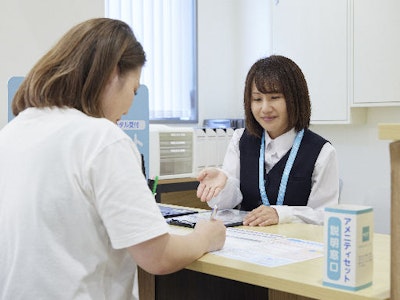 病院内の受付説明・在庫管理・配布業務