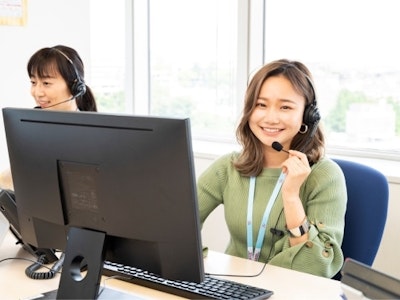 在宅ワークのオペレータースタッフ