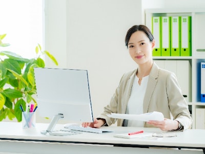 在宅ワークの大手企業での事務サポート