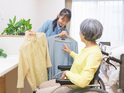 週3日～の有料老人ホーム　身体介助なしの介護補助スタッフ