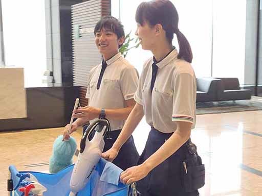 【OM3089】飯田橋駅周辺★未経験OK！オフィスビルの清掃スタ...
