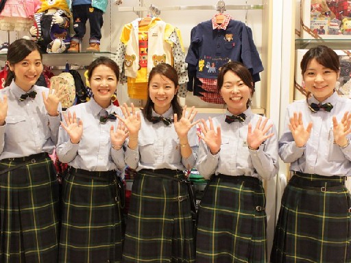 【週3日～、1日5h～扶養内募集】ミキハウスの子ども服販売♪未経...