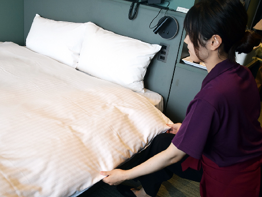 1日4時間～・週3日～！ベッドメイクなど客室清掃のお仕事。簡単な...