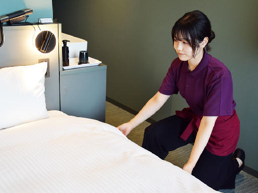 1日3時間～・週2日～！ベッドメイクなど客室清掃のお仕事。簡単な...