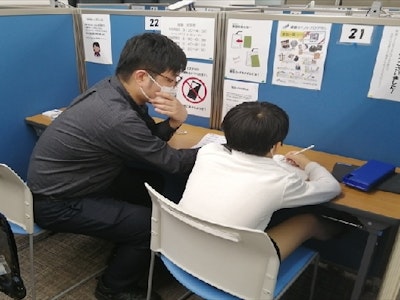 小～高校生対象　１対２の完全個別指導塾での講師