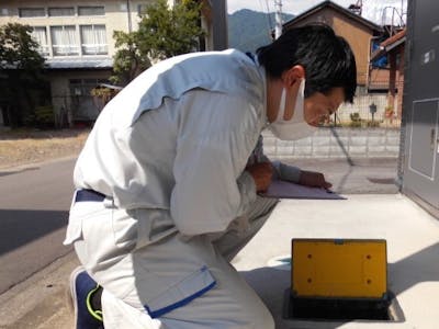週3日～の上田市民宅の水道メーターの検針