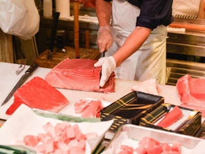 16時まで勤務OKのスーパーでの鮮魚加工・品出しのバックヤード業務