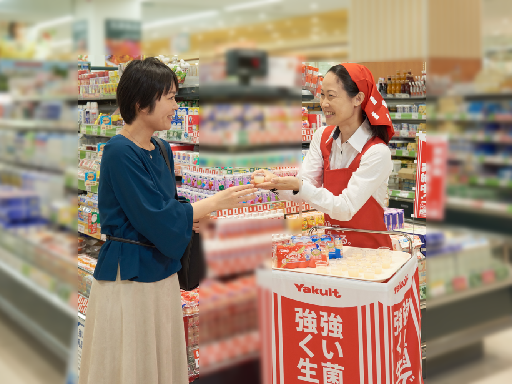 ＼直行直帰OK／ヤクルト商品をお客さまへ試飲・PRするスタッフ募...