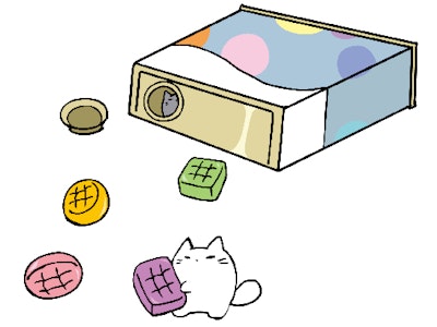17時まで勤務OKの手のひらサイズのお菓子容器の検品
