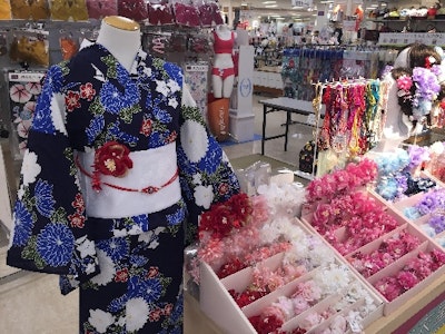 週3日～のイオンの浴衣販売（短期アルバイト）