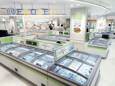週3日～の冷凍食品専門店の品出し・試食販売スタッフ