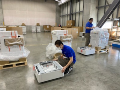 ブランクOKの大手メーカーの複写機を扱う庫内作業