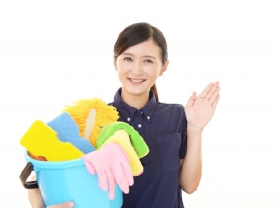 主婦(夫)が活躍中の週2日の事務所共用部の日常清掃