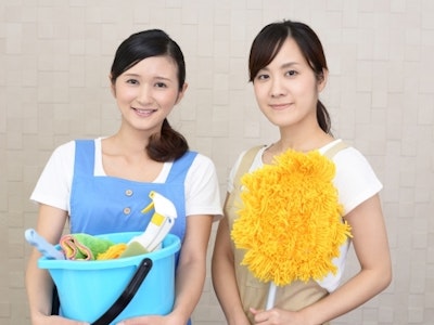 クリニック内の簡単清掃