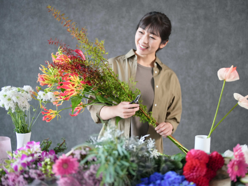 【週3日～×4h～】未経験OKのシンプル作業♪お花屋さんスタッフ...