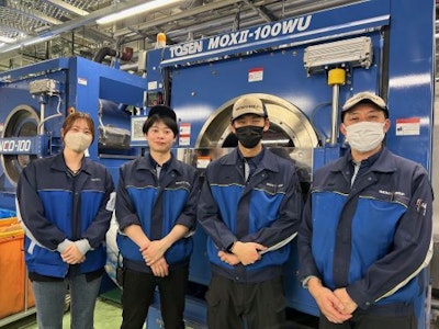 未経験歓迎の洗濯工場内での機械メンテナンス業務