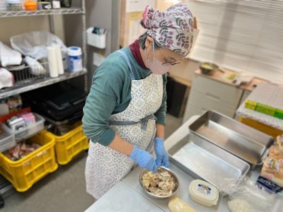 週3日～の女子社員寮内社食の調理スタッフ