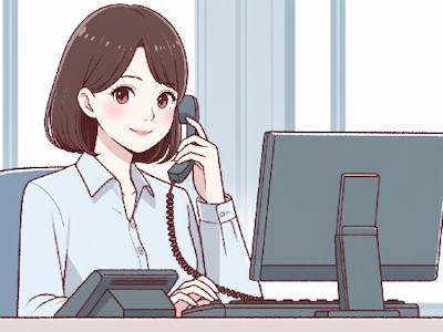 事務８割・電話２割の一般事務