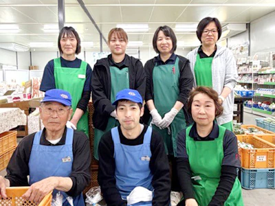 未経験歓迎の道の駅スタッフ（レジ会計や野菜の袋詰めなど）