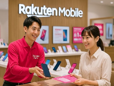 未経験歓迎の携帯電話や関連商材の接客・販売スタッフ