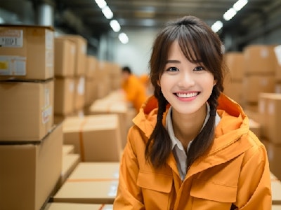 未経験歓迎の荷物の仕分け作業