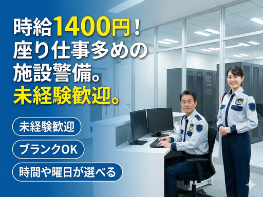 ＞手厚い研修・サポートあり＜セキュリティ監視スタッフ募集！◆語学...