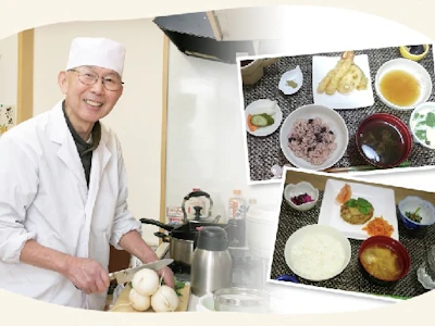 家庭的な老人ホームの調理スタッフ